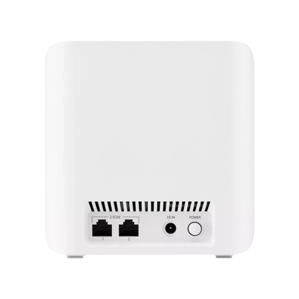 ASUS ZenWiFi BD4 (1pk) Dual-band WiFi 7 (802.11be) AiMesh Extendable Router - White