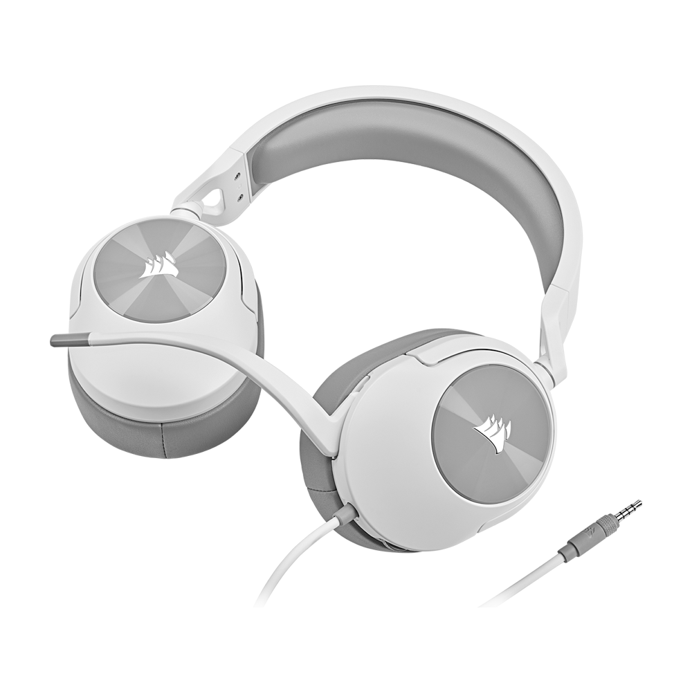Corsair HS55 SURROUND Wired Gaming Headset - White (EU)