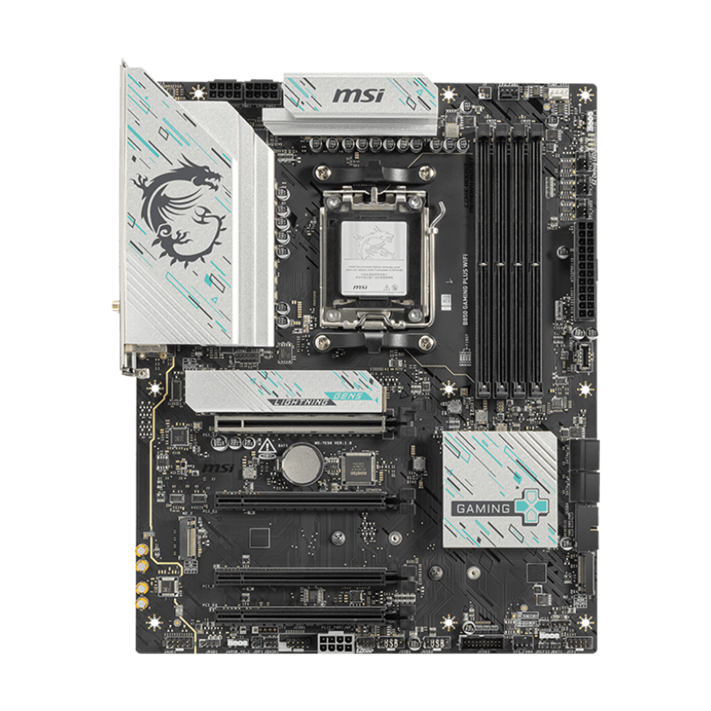 MSI B850 GAMING PLUS WIFI DDR5 ATX Motherboard - Black