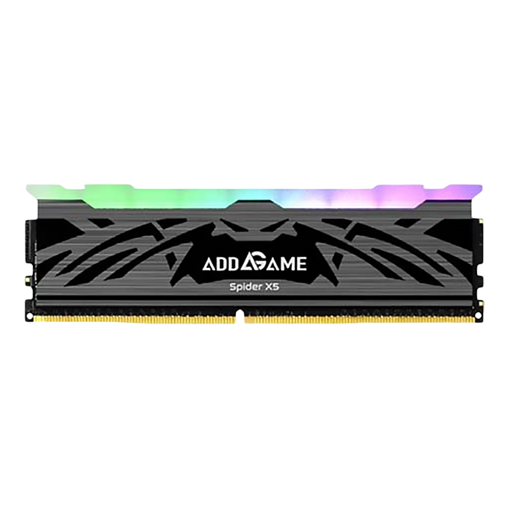 ADDLINK MEMORY 16GB DDR5 6000MT/S CL38 RGB Memory Kit with Heatsink - Black