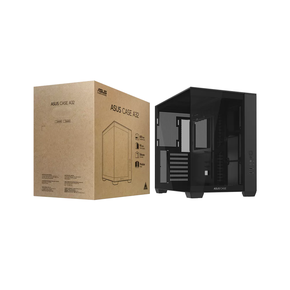 ASUS A32 ARGB Mini-ITX Case - Black