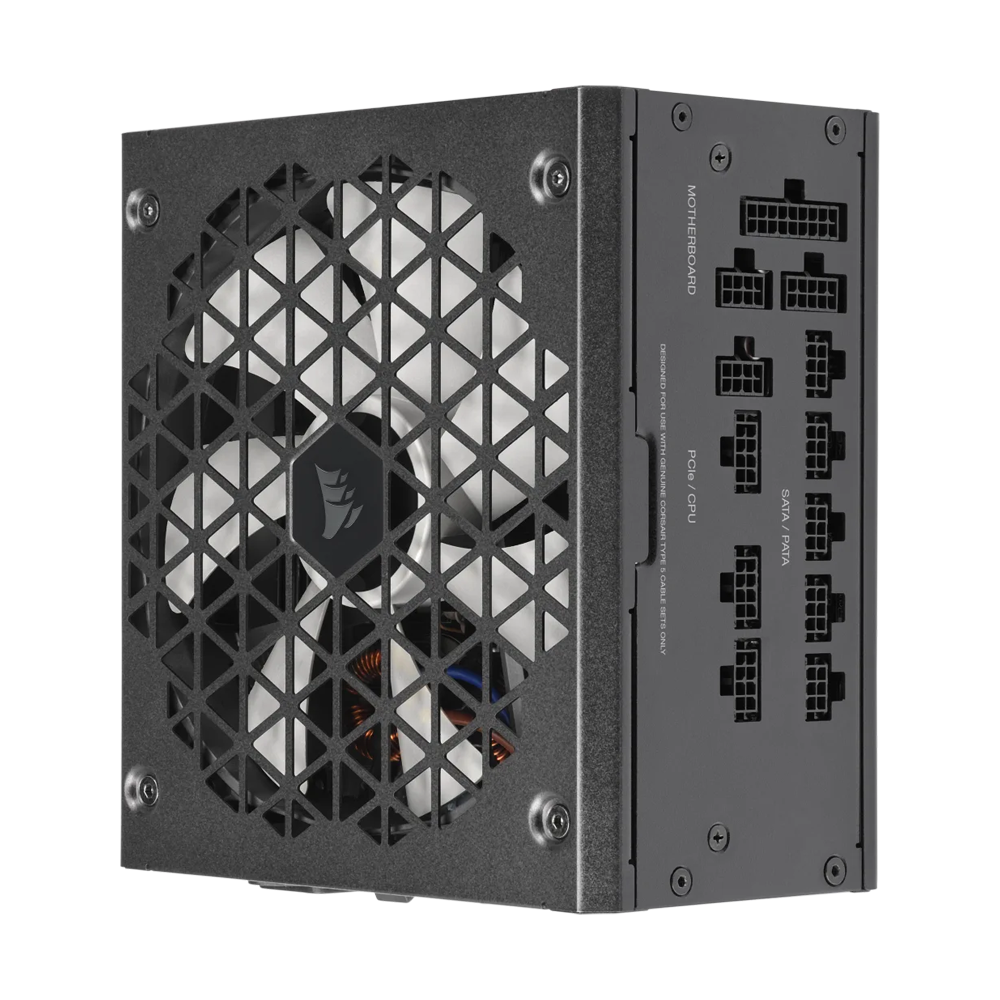 CORSAIR RM850x SHIFT 850W 80 Plus Gold Fully Modular ATX GEN 5.0 Power Supply (UK) - Black