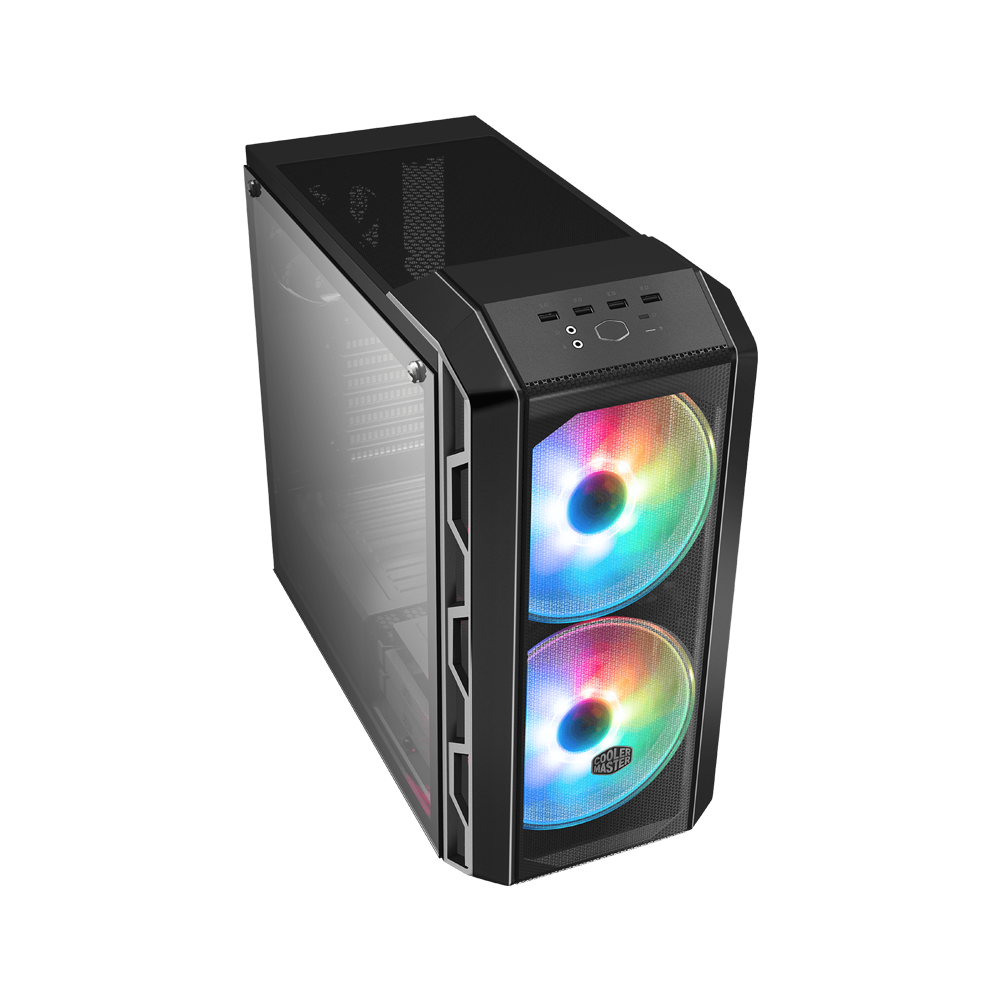Cooler Master MasterCase H500 ARGB Mid Tower Case - Black