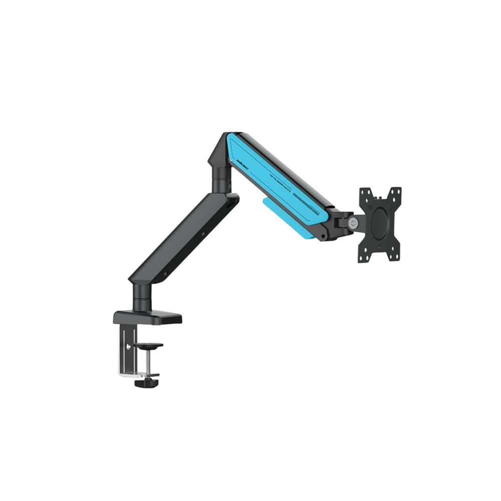 AndaSeat Stealth II A6D-2S Ergonomic Single Monitor Arm - Black/Blue