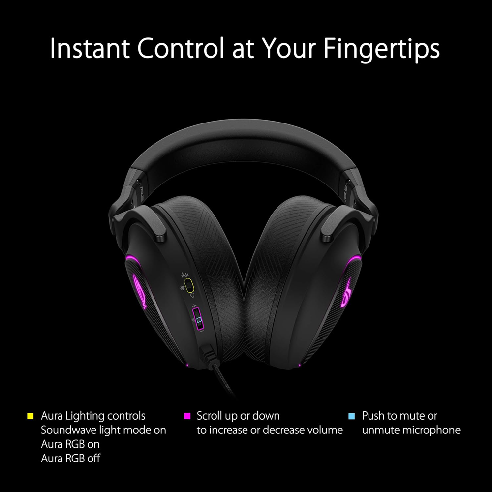 ASUS ROG Delta S Wired Gaming Headset - Black