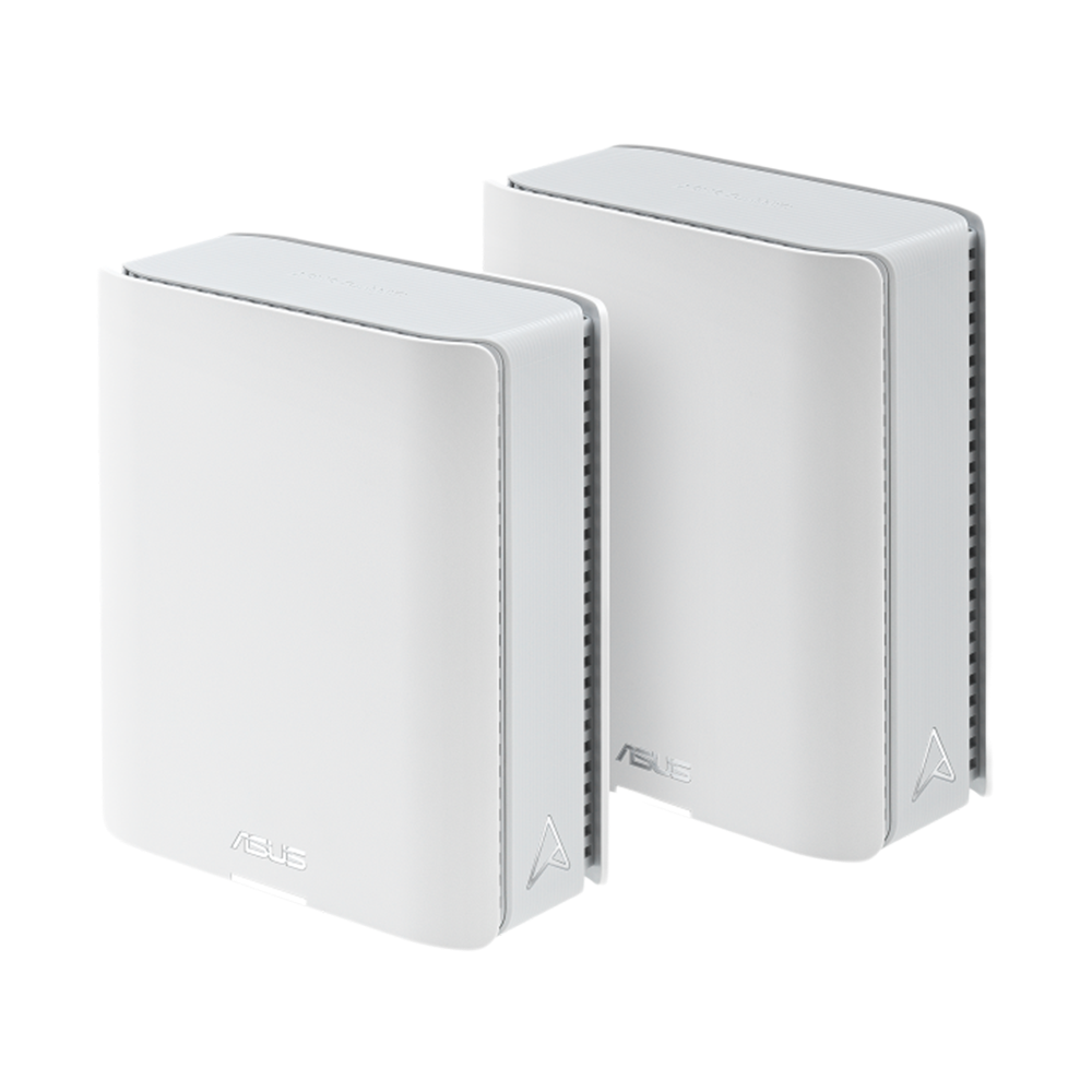 ASUS ZenWiFi BT8 (2pk) Tri-band WiFi 7 Smart AiMesh Extendable Router - White