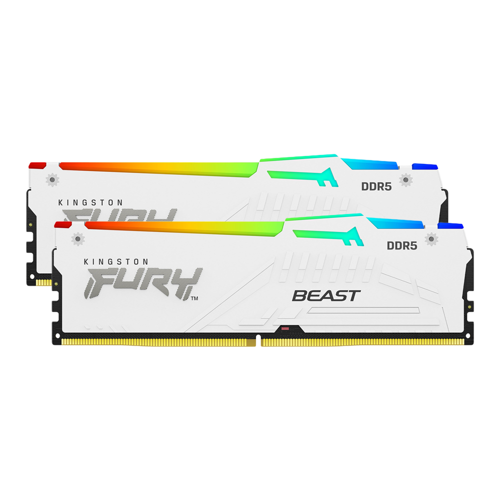 KINGSTON FURY 32GBKit(2x16GB) 6000MHz DDR5 Memory Kit - White