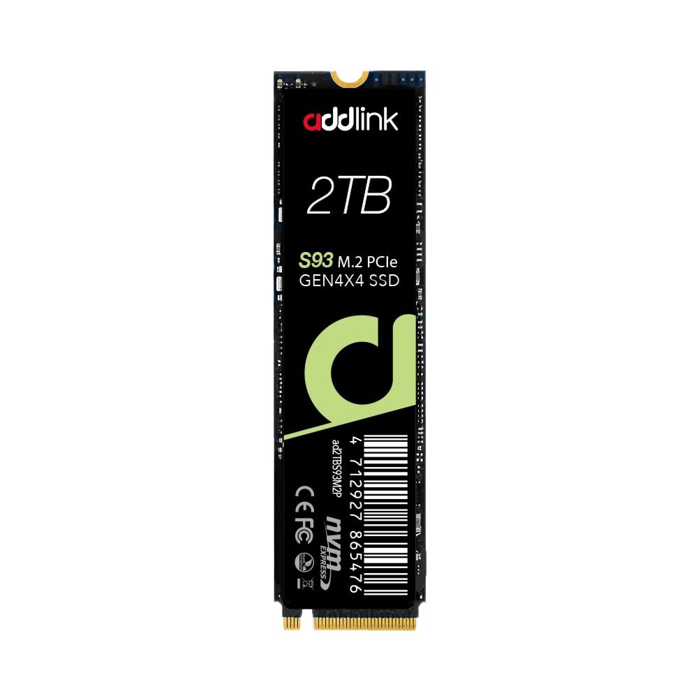 ADDLINK 2TB M.2 2280 PCIe GEN4X4 NVMe 1.4 ( Up to R:7400 ,W:6500 )