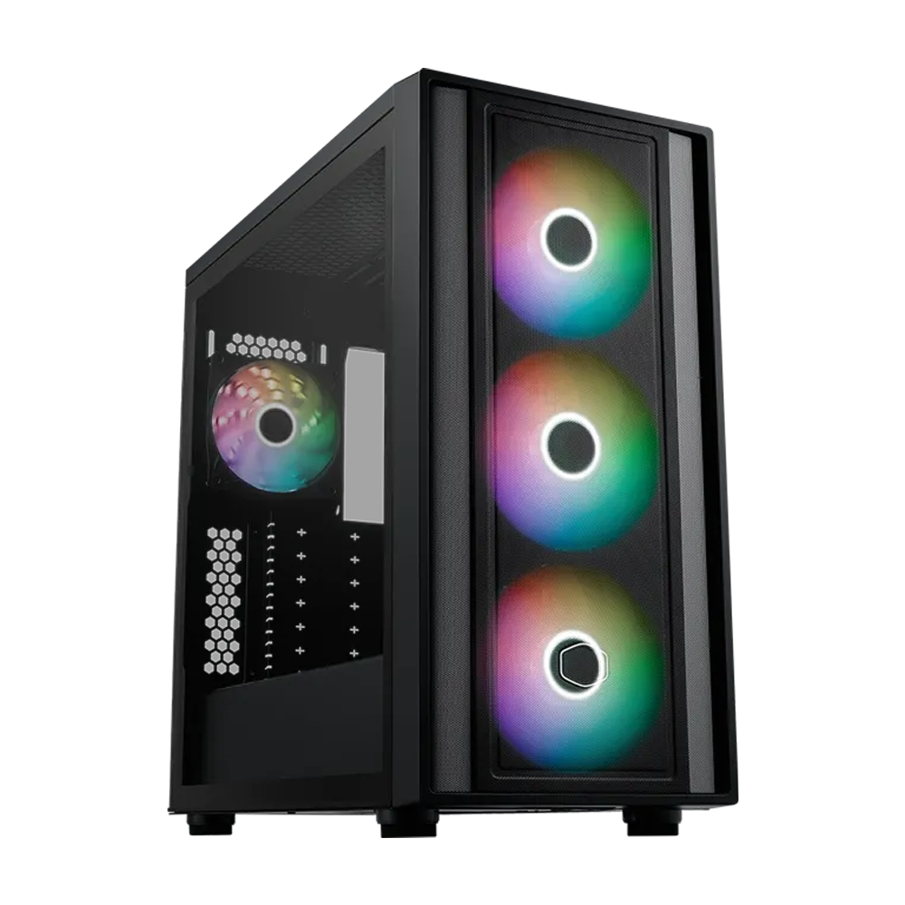 Cooler Master MB600 ARGB Mid Tower Case - Black