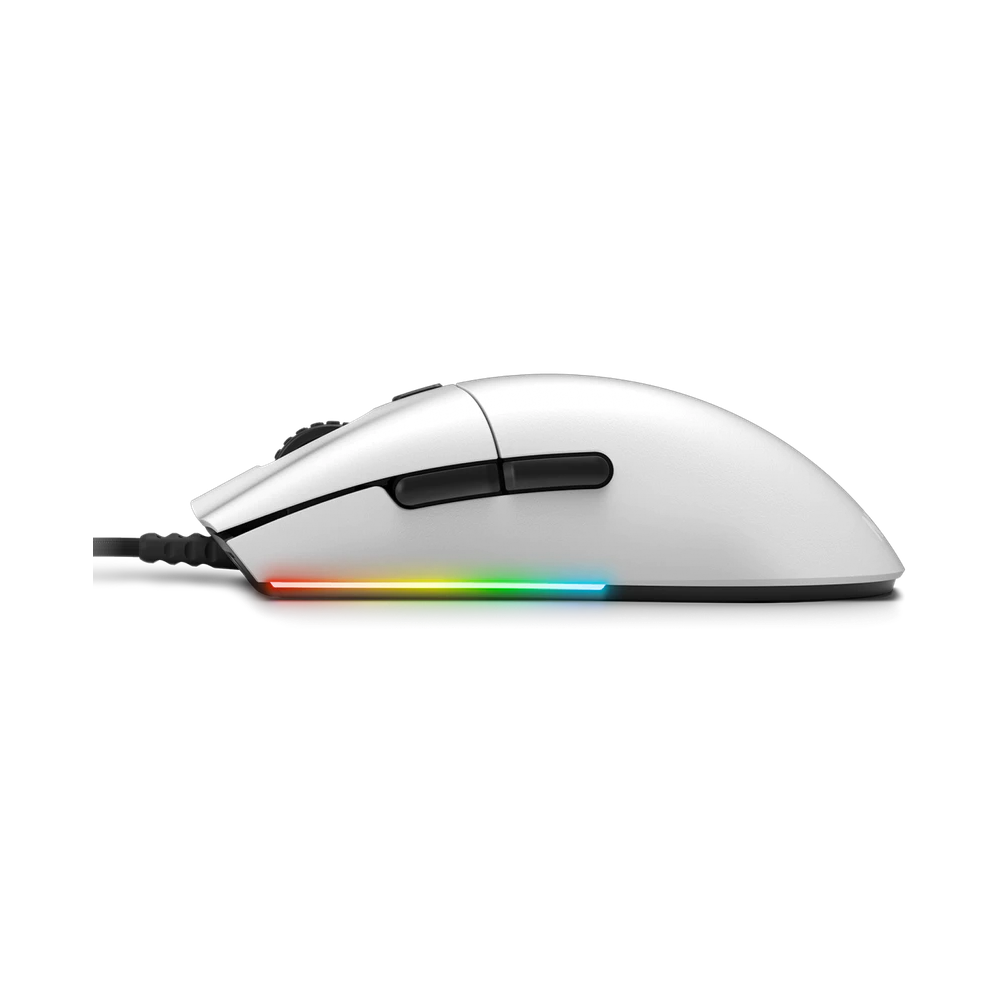 NZXT LIFT AMBIDEXTROUS RGB Wired Gaming Mouse - White
