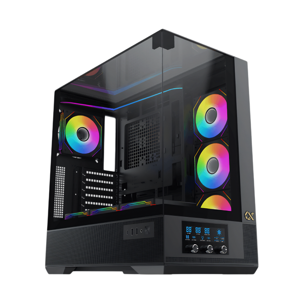 XIGMATEK VISION ARGB LED ATX Case - Black