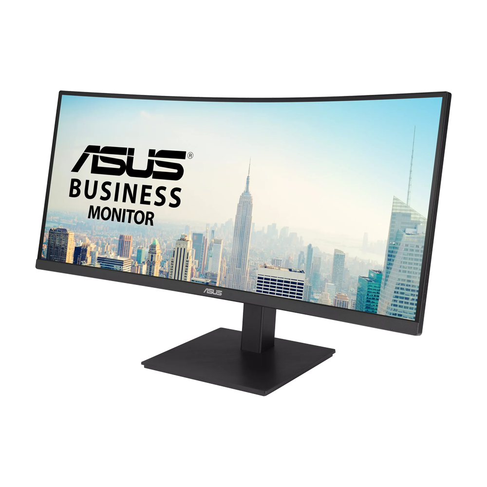 ASUS VA34VCPSR 34 Inch 100Hz WQHD 4ms HDMI 2.0 Curved Docking Monitor - Black