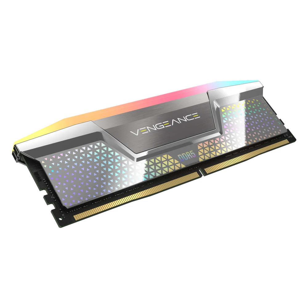 CORSAIR VENGEANCE RGB 48GB (2x24GB) DDR5 CUDIMM 8400MT/s CL40 Memory Kit - Black