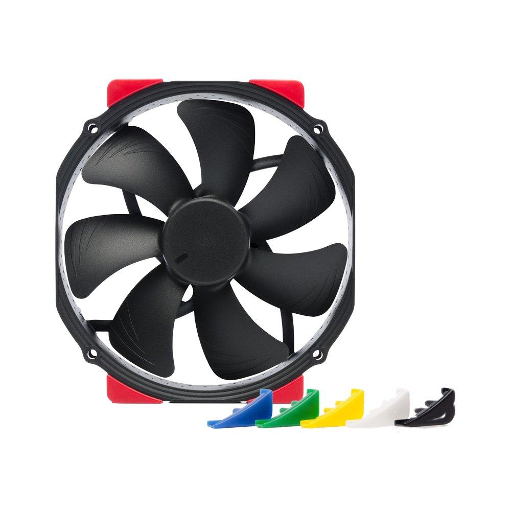 NOCTUA NF-A15 HS-PWM Chromax 140mm Premium Silent Fan with Swappable pads - Black