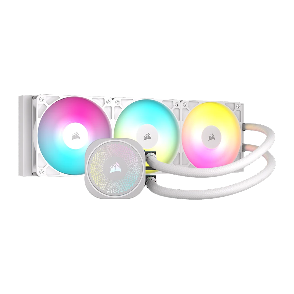 CORSAIR NAUTILUS 360 RS ARGB Liquid CPU Cooler - White