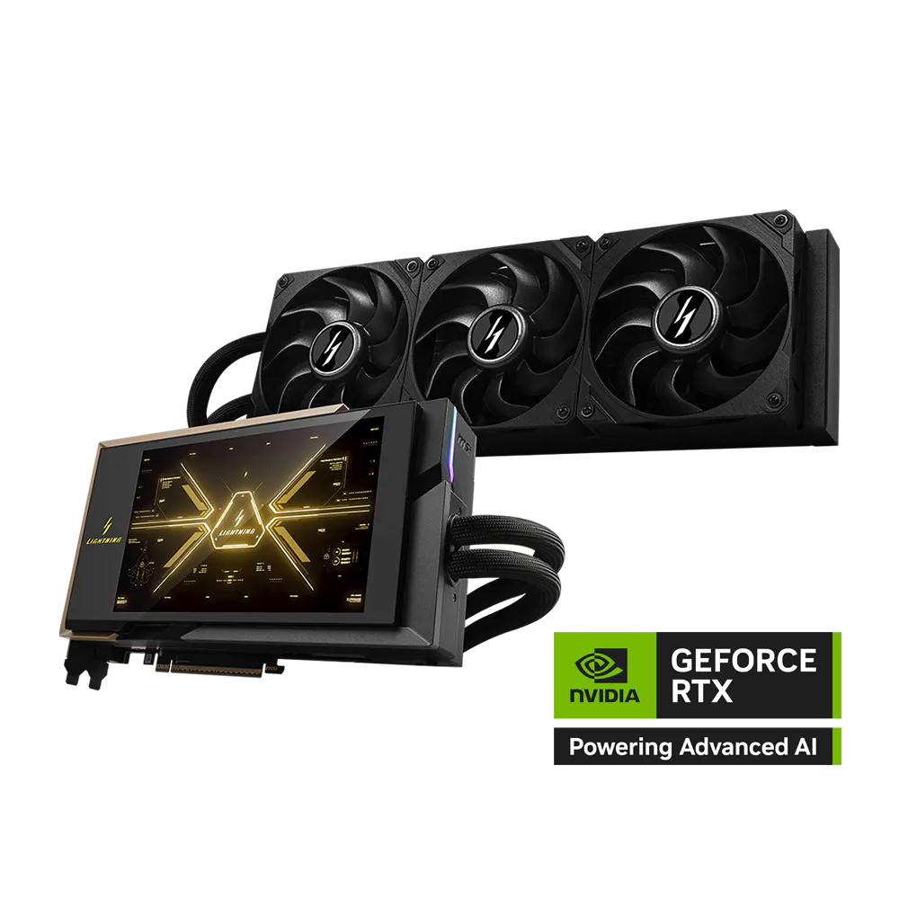 MSI LIGHTNING Z Nvidia GeForce RTX 5090 32GB Graphic Card - Black