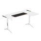 Twisted Minds Corner Gaming Desk RGB Right White