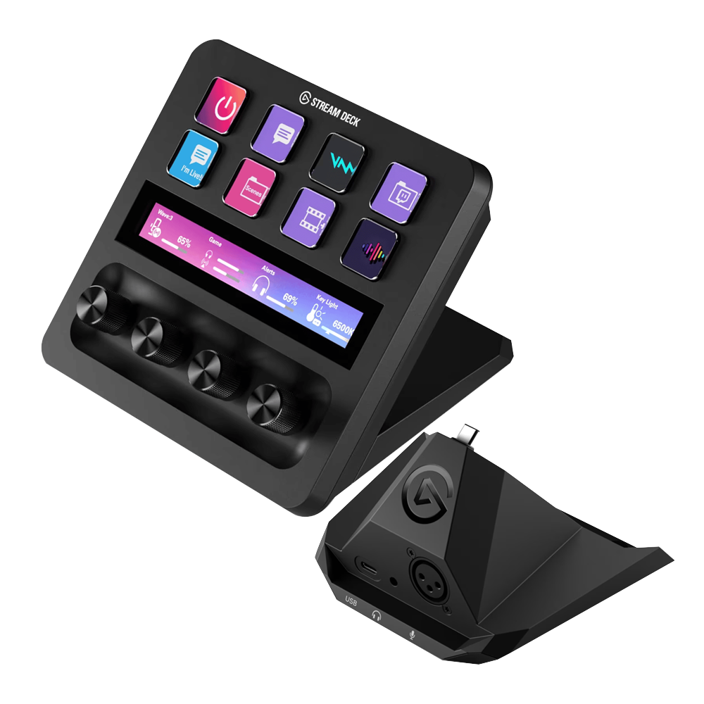 ELGATO Stream Deck Plus Kit With XLR Dock - Black
