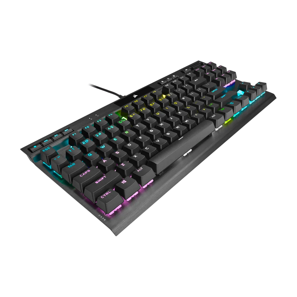 CORSAIR ICUE K70 RGB Wired TKL Champion Series Mechanical Gaming Keyboard - Black