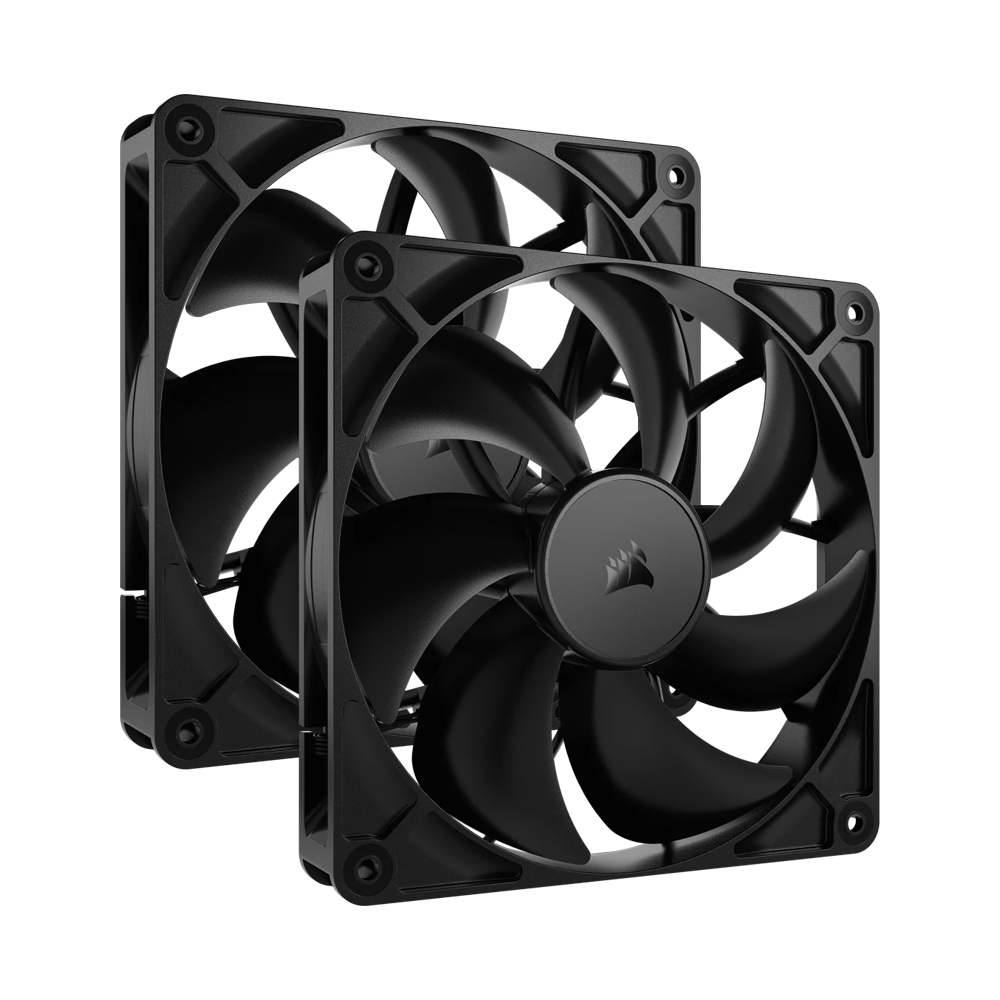 CORSAIR RS140 140mm PWM Fans Dual Pack - Black
