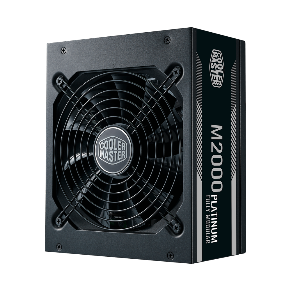 COOLER MASTER M2000W 80 Plus Platinum Full Modular Power Supply - Black