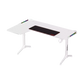 Twisted Minds Corner L-Shaped Gaming Desk RGB Left - White