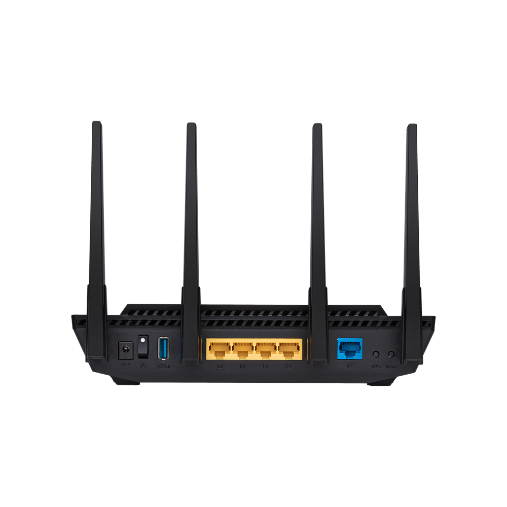 ASUS RT-AX58U V2 AX3000 Dual Band WiFi 6 Router - Black