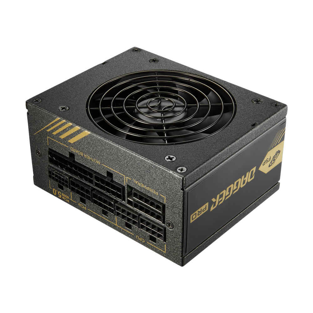 FSP DAGGER PRO 850W 80+ Gold PCIe 5.0 Power Supply - Black