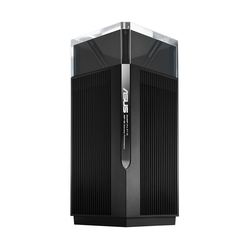 ASUS ZenWiFi Pro ET12 AXE11000 Tri-Band WiFi 6E Mesh System 2 Pack - Black