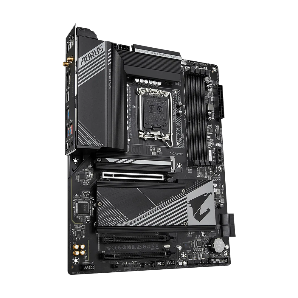 GIGABYTE B760 A ELITE AX DDR4 ATX Motherboard - Black