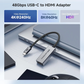 Cable Matters 48Gbps USB C to HDMI 2.1 Adapter