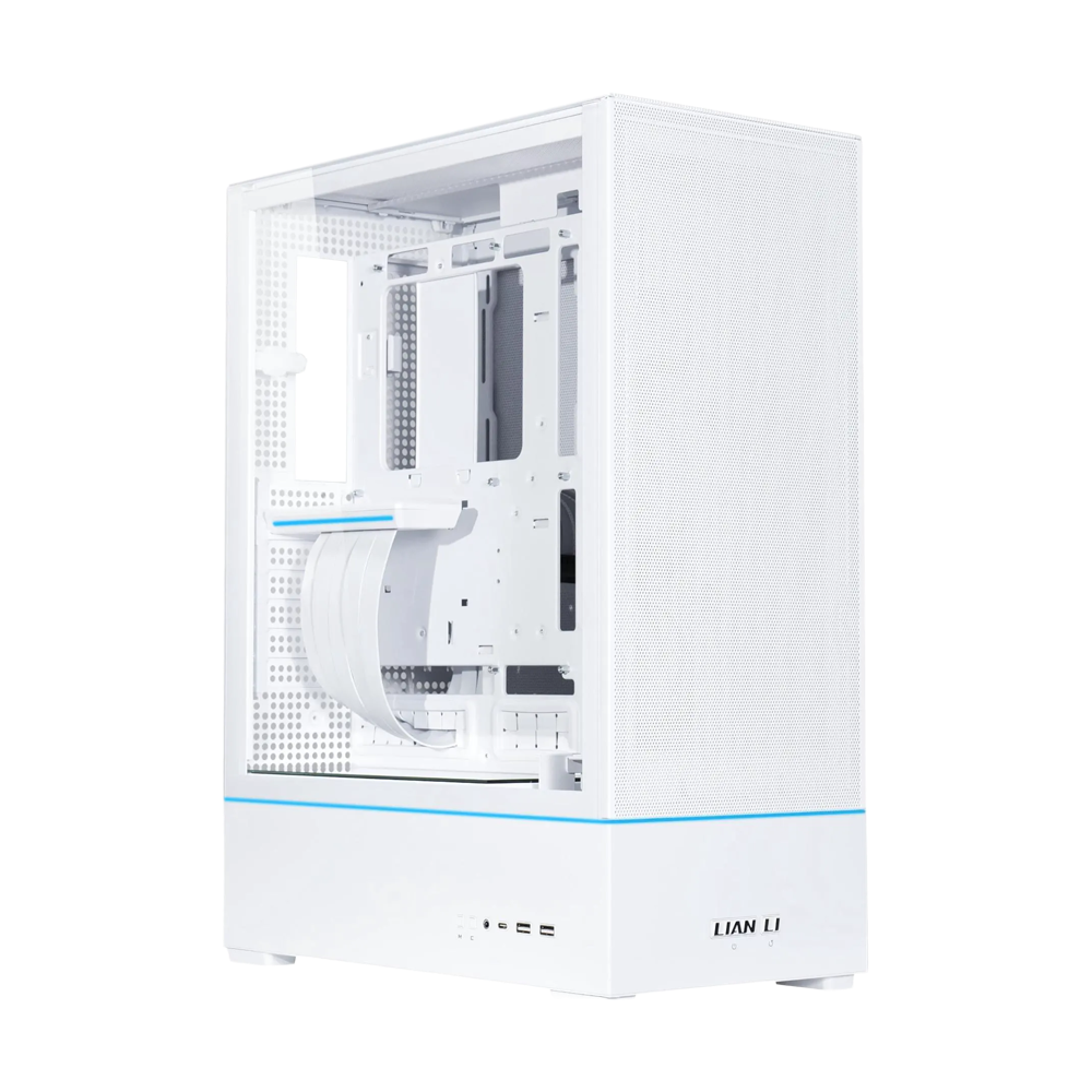LIAN LI SUP01 ATX Mini Tower Gaming Case ( 3 PWM fans ) - White