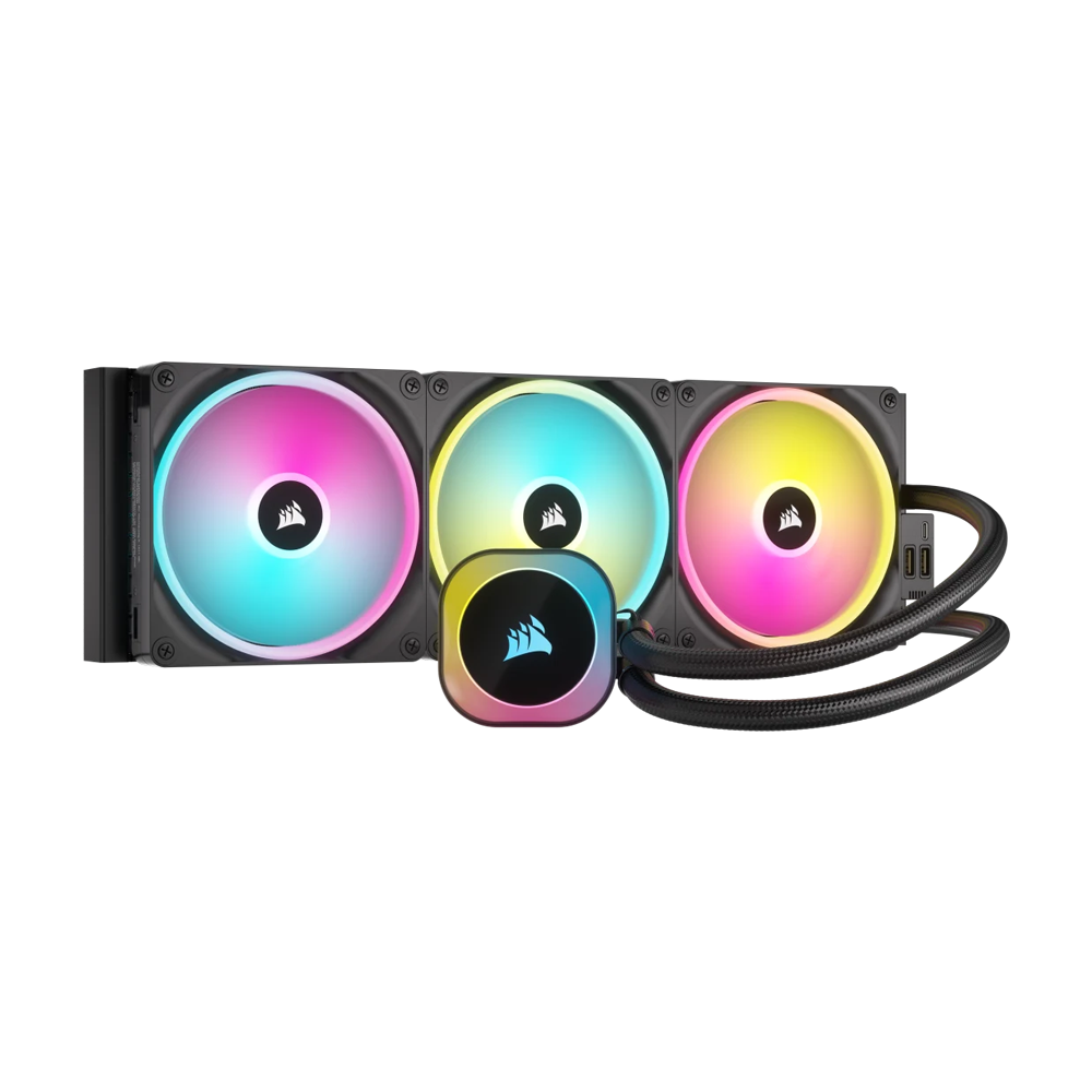 Corsair iCUE LINK H170i RGB 420mm AIO Liquid CPU Cooler - Black