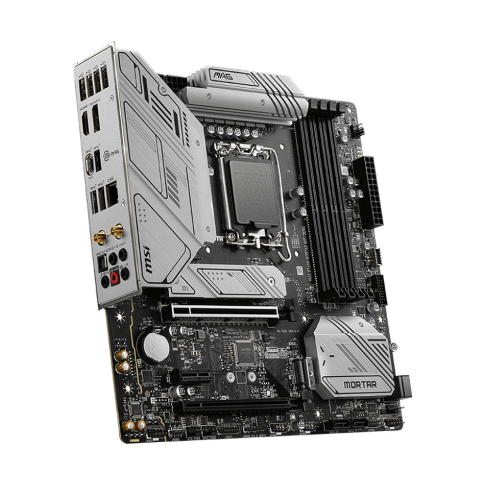 MSI MAG B760M MORTAR WIFI DDR4 mATX Motherboard - Black
