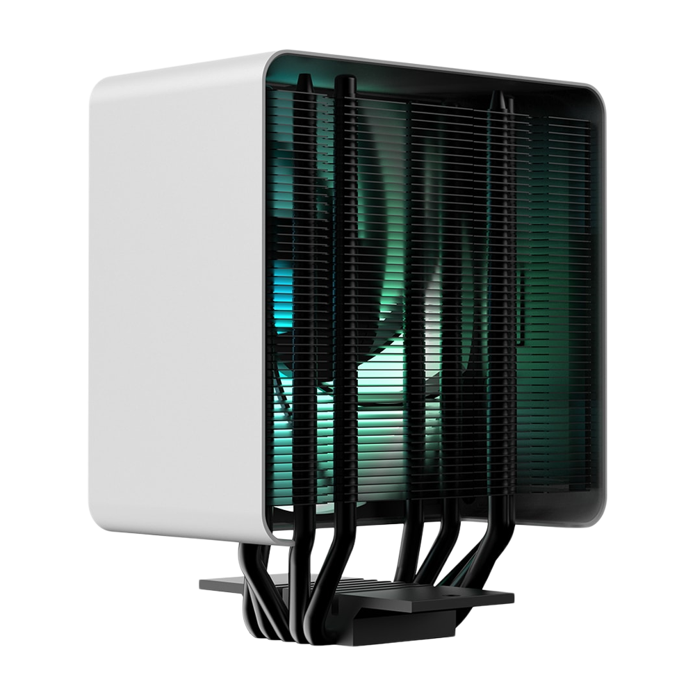 APNX AP1-V ARGB 120mm CPU Air Cooler - White