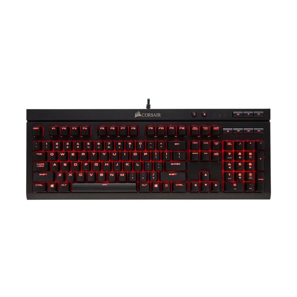 CORSAIR K68 Wired Cherry MX Red Mechanical Keyboard - Black