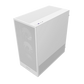 NZXT H5 Flow RGB (2024) Compact Mid-Tower ATX Case With RGB Fans - White