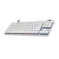 LOGITECH PRO X TKL RAPID Wired Gaming Keyboard - White