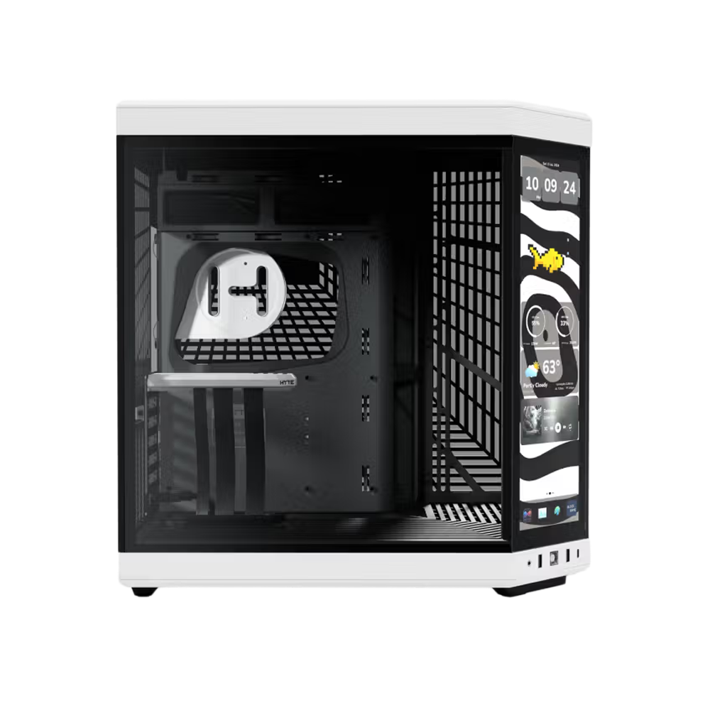 HYTE Y70 TOUCH INFINITE 14.5 Inch Integrated IPS Touchscreen ATX Case - Panda