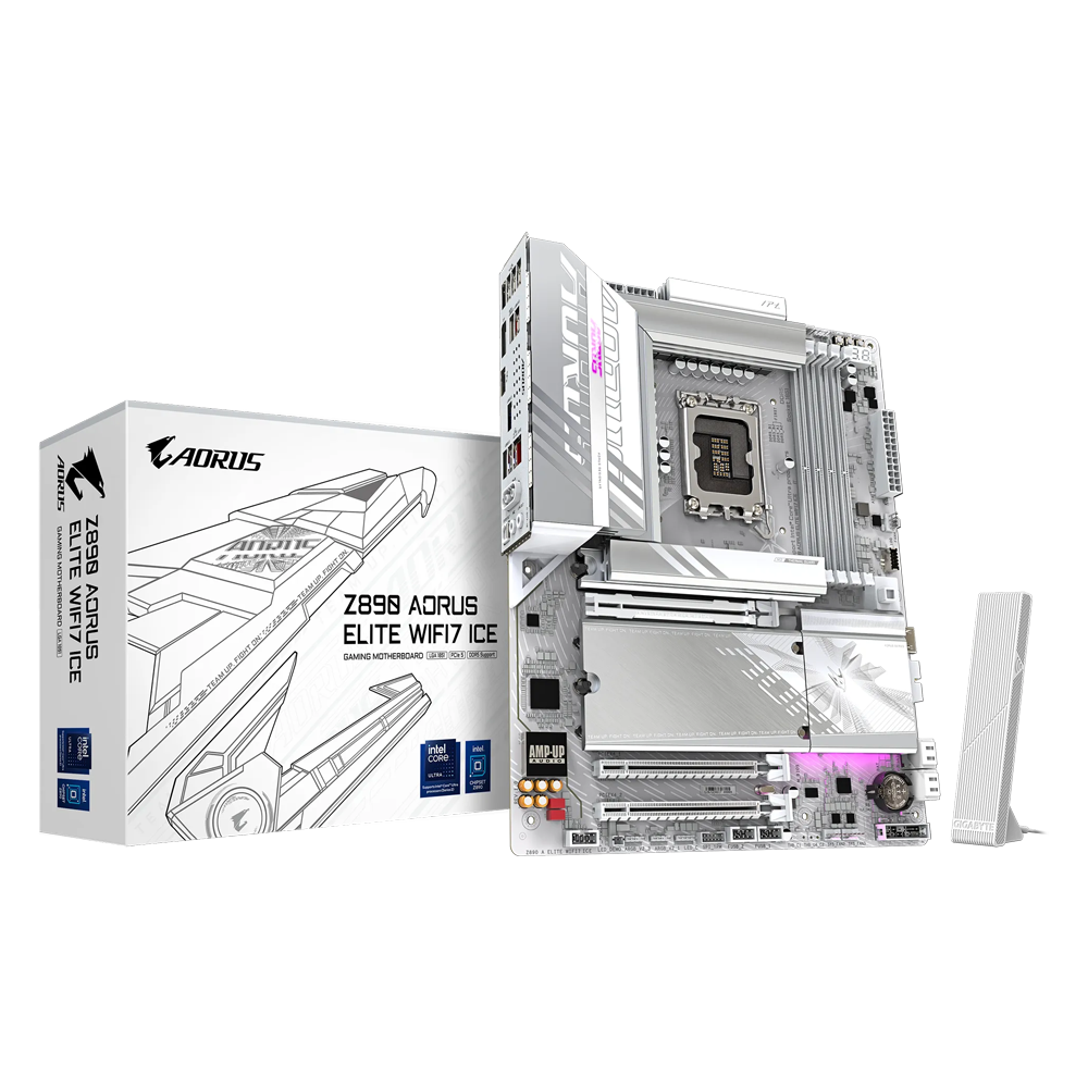 GIGABYTE Z890 A ELITE WF7 ICE 1.0 DDR5 Motherboard - White