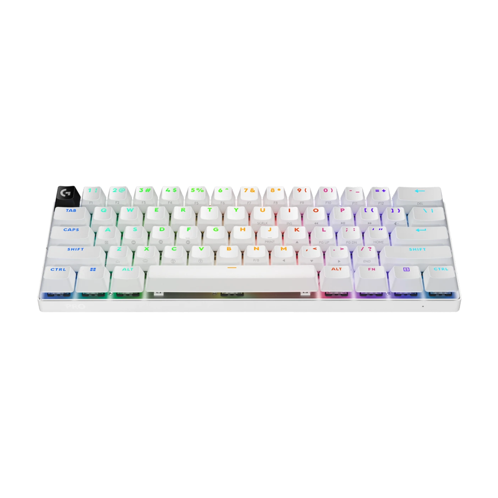 Logitech G PRO X 60 LIGHTSPEED RGB Wireless Mechanical Gaming Keyboard - White