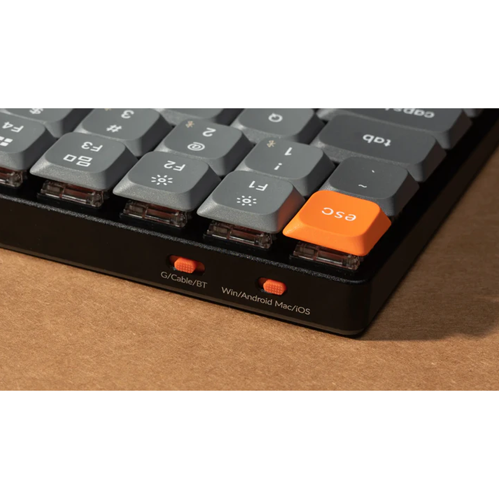 KEYCHRON K1 MAX TKL 80% RGB Wireless Mechanical Gaming Keyboard AR - Black