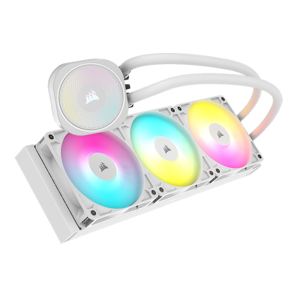 CORSAIR NAUTILUS 360 RS ARGB Liquid CPU Cooler - White