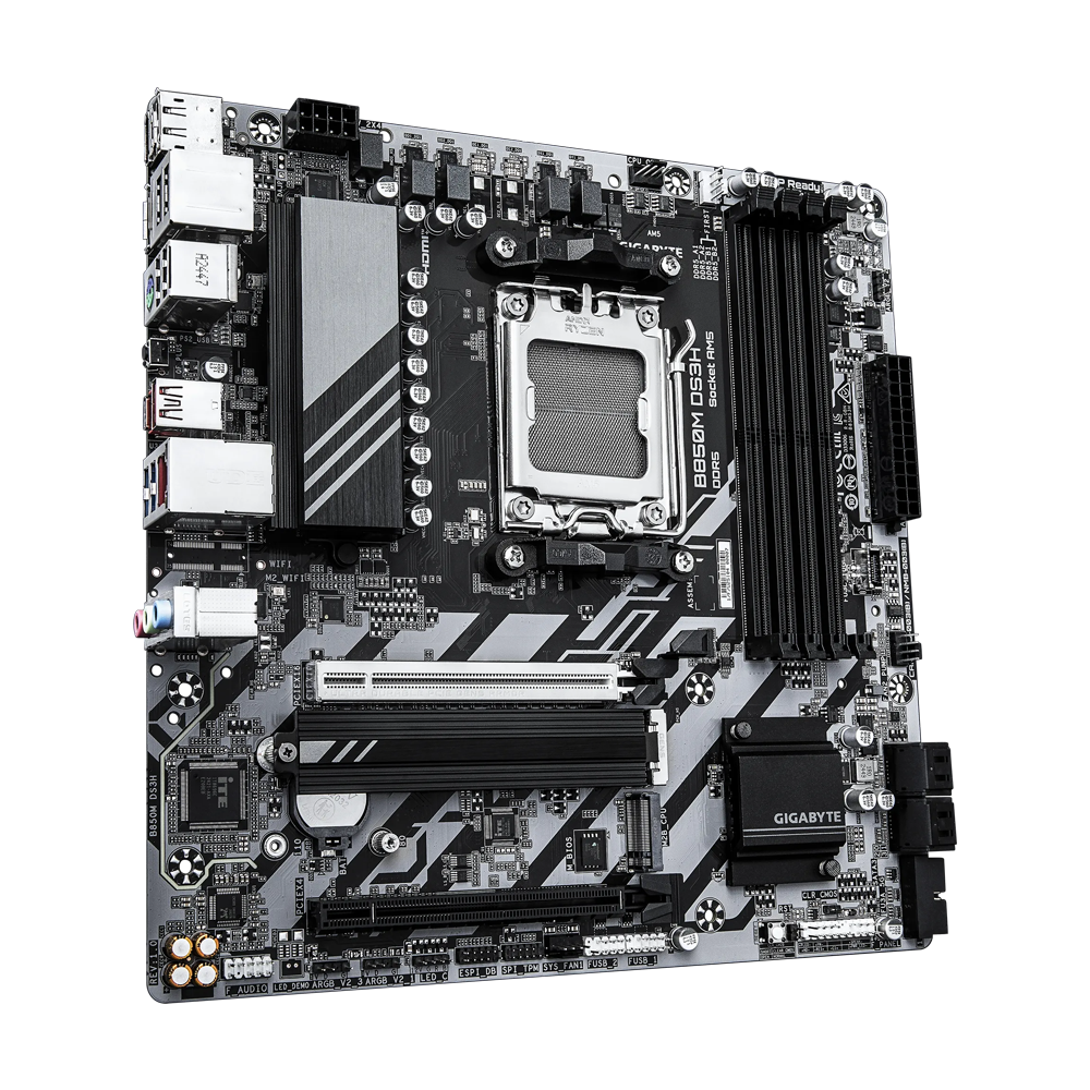 GIGABYTE B850M DS3H DDR5 Motherboard - Black