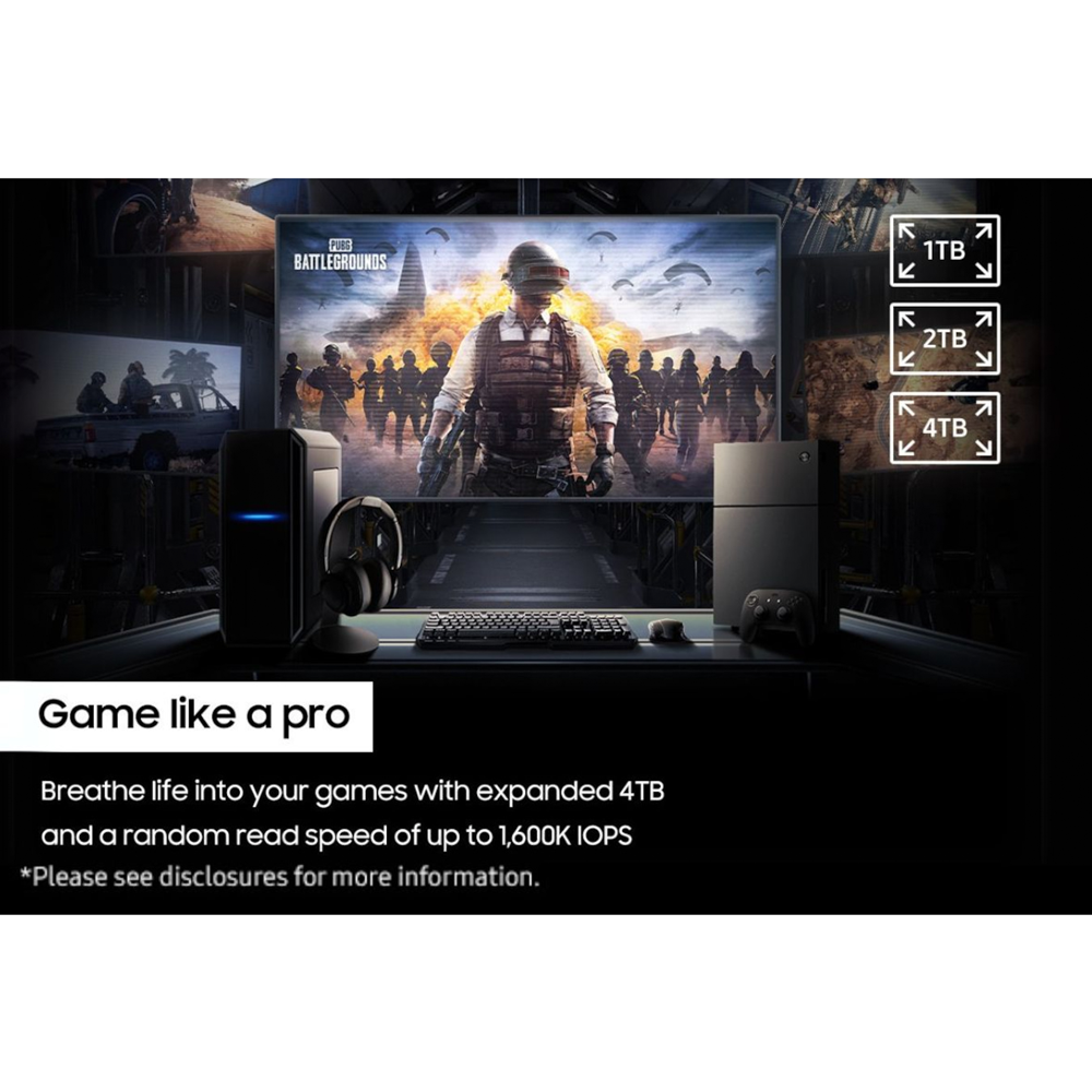 SAMSUNG 990 PRO M.2 2280 PCIe GEN4X4 NVMe SSD (R:7,450 MB/s W:6,900 MB/s) - 1TB