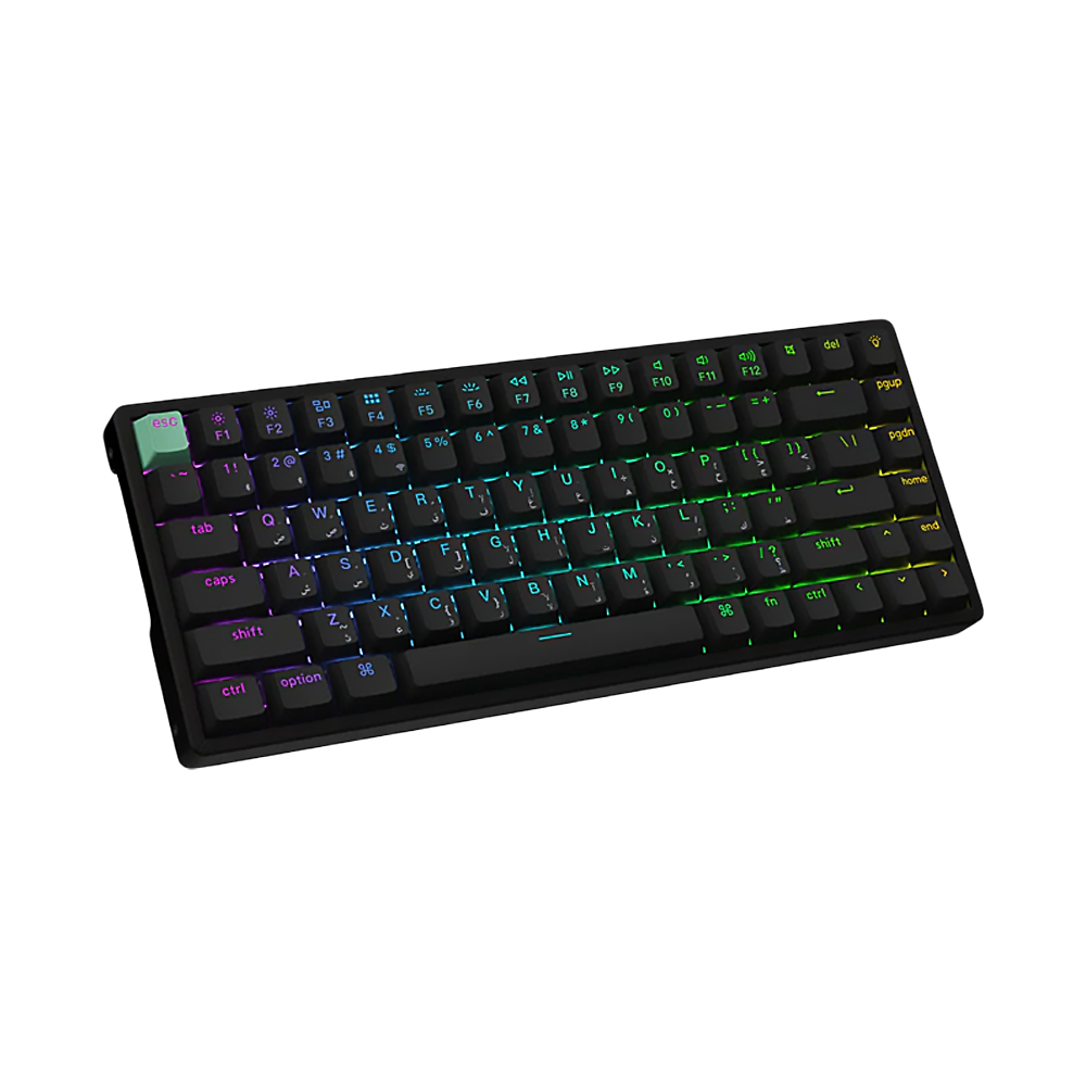 KEYCHRON K2 HE 75% RGB Wireless Mechanical Gaming Keyboard AR - Black