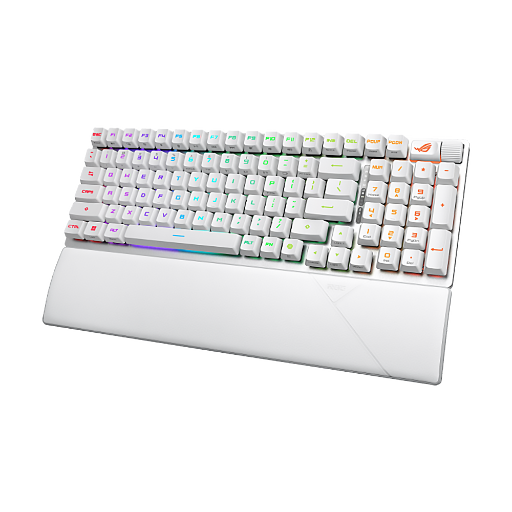 ASUS X902 SCOPE II 96 RX Wireless ABS Keycaps Gaming Keyboard Arabic - White