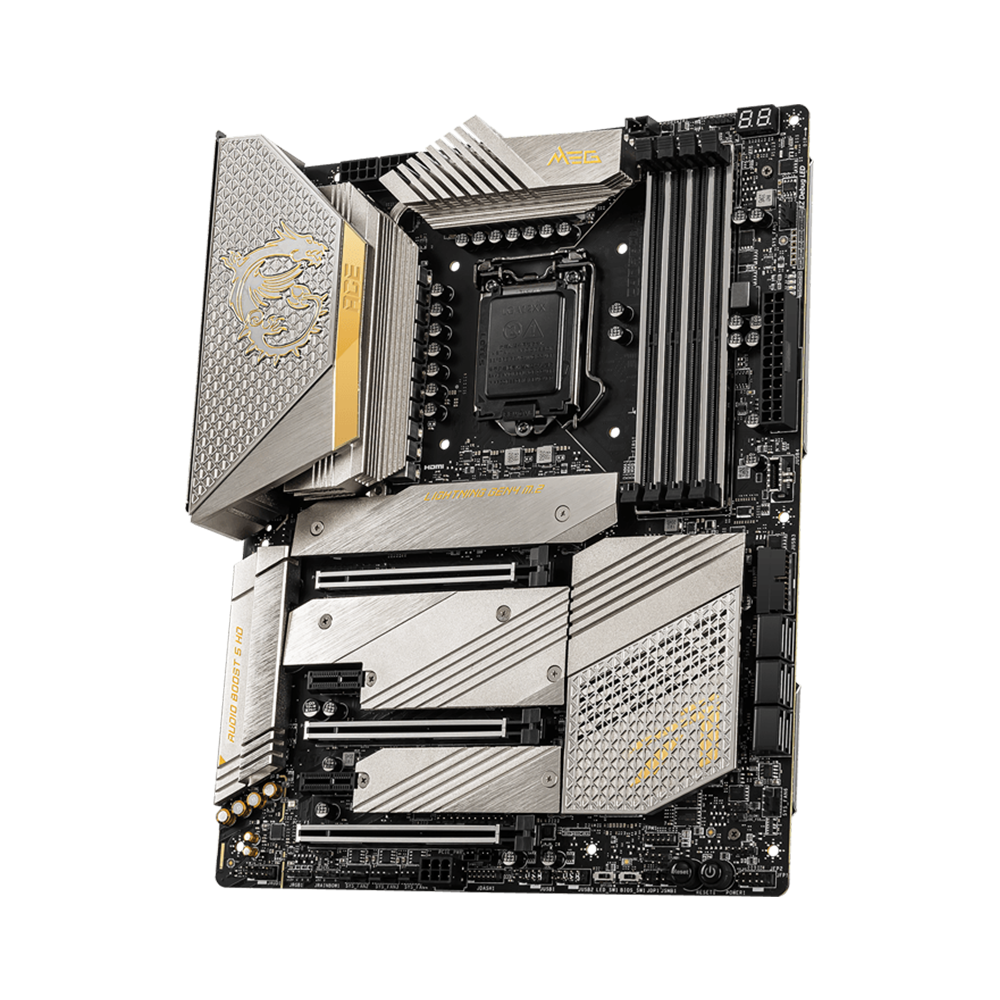 MSI MEG Z590 ACE GOLD EDITION DDR4 ATX Motherboard - White