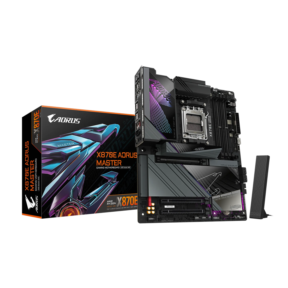 GIGABYTE X870E AORUS MASTER DDR5 Motherboard - Black