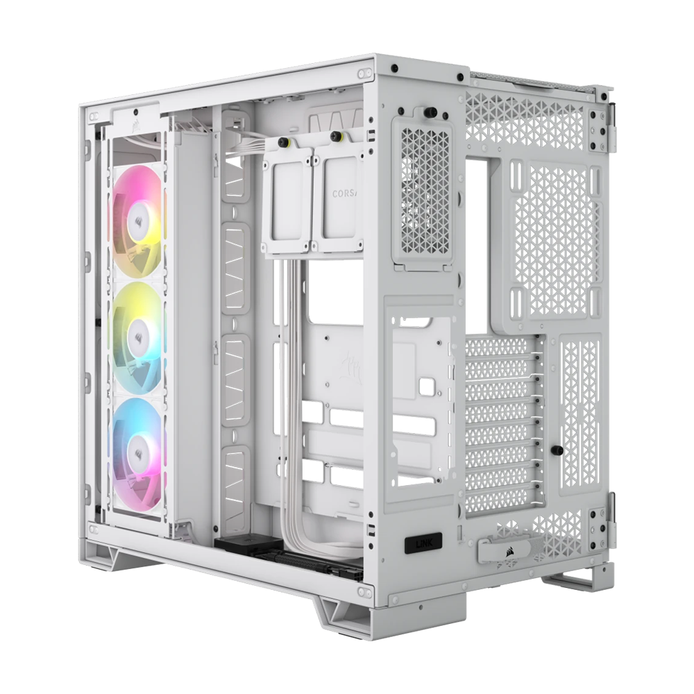 CORSAIR ICUE LINK 6500X RGB Mid Tower Case - White